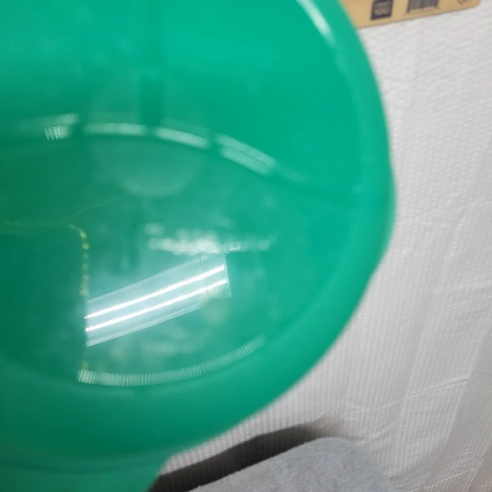 Tupperware CrystalWave 3 Compartment Divided Dish Teal Green Yellow Vent 3859A-4